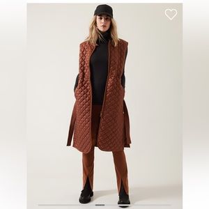 Athleta Whisper Featherless Long Vest